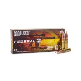 Federal Fusion MSR 300 Blackout 150 Gr Bonded Soft Point
