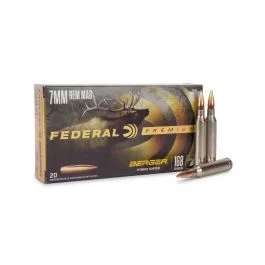 Federal 7mm Rem Mag 168 Gr Berger Hybrid Hunter