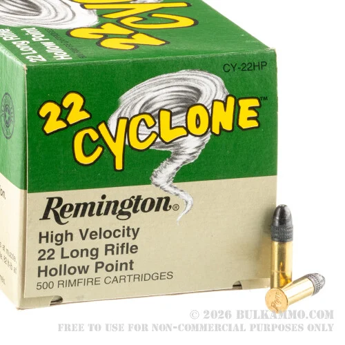 500Rounds of .22 LR Ammo by Remington - 36gr LHP