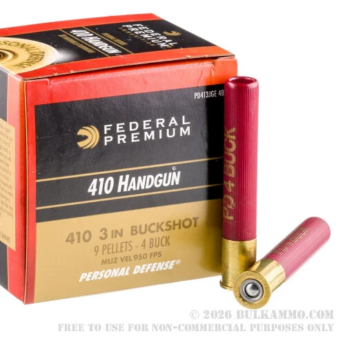 20 Rounds of .410 Ammo by Federal -#4 Buck