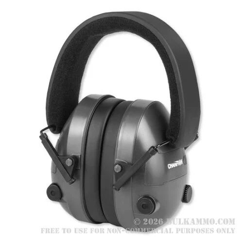 Champion Electronic Earmuffs - Black - 1 Set