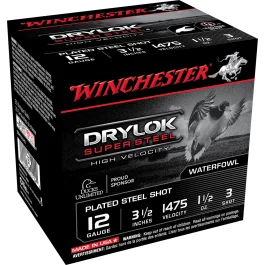 Winchester Drylok Super Steel 12 Gauge 3.50 1 1/2 oz 3 Shot