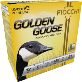 Fiocchi Golden Goose 12 Gauge 3.50 1 5/8 oz 2 Shot Ammo