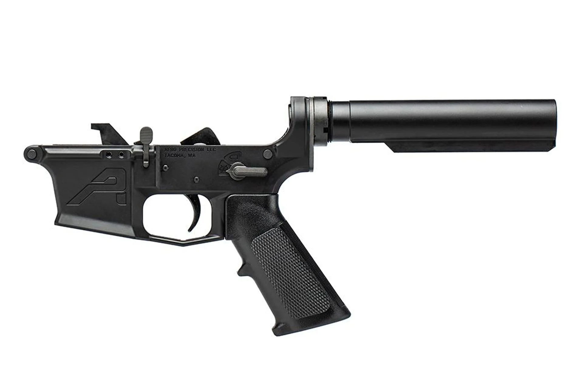 Aero Precision EPC-9 Carbine Complete Lower Receiver w/ A2 Grip No Stock - Ano/Black - APAR620550