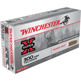 Winchester Super X 300 WSM 150 Gr Power Point Ammo