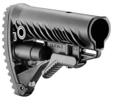 FAB Defense GLR-16, Fixed Storage Compartment, Anti-Rattle Mechanism, Black Polymer