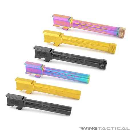 Faxon Firearms Flame Fluted Match Barrel for Glock 17
