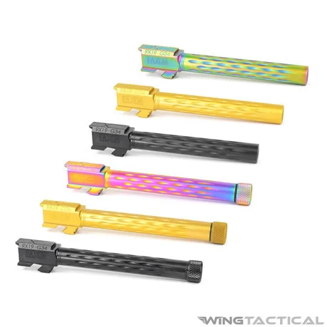 Faxon Firearms Flame Fluted Match Barrel for Glock 34