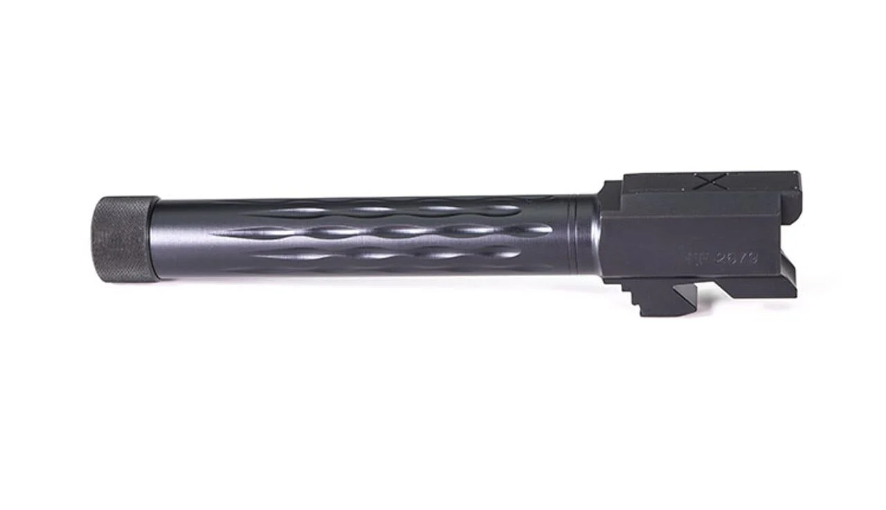 Faxon Firearms For GLOCK 17 Flame Fluted Barrel Threaded Nitride 1:10 Twist - GB910N17LGQ-T