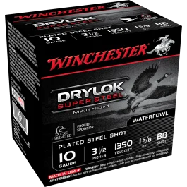 Winchester Drylok Super Steel 10 Gauge 3.50 1 5/8 oz BB Shot Ammo XSC10BB