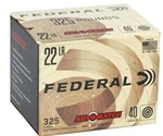 Federal Champion AutoMatch 22 Long Rifle Ammo 40 Grain Lead Round Nose 325 Rounds - AM22