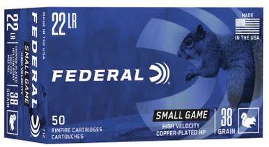 Federal Classic 22LR, 38gr HV CP HP, 500 Rds