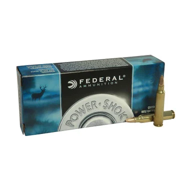 FEDERAL Power-Shok 223 Rem. 55 Grain Soft Point Ammo, 20 Round Box (223A)
