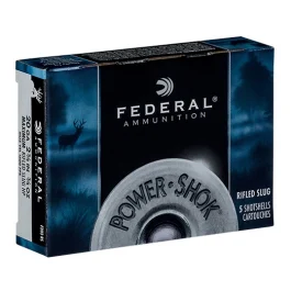Federal Power-Shok Rifled Slug 328gr 20 Gauge 5 Round F203 RS