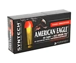 Federal Syntech 40 S&W Ammo 165 Grain Total Synthetic Jacket Flat Nose - AE40SJ1