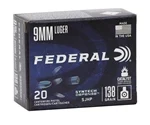 Federal Syntech Defense 9mm Ammo 138 Grain Segmented Hollow Point - S9SJT1