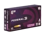 Federal Syntech Training Match 40 S&W Ammo 180 Grain Total Synthetic Jacket - AE40SJ2