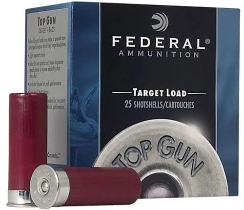 Federal Ammunition TG1218 Top Gun 12 Gauge 2.75" 1 oz 1180 fps 8 Shot Shotgun Ammo - 25 Rounds - 116657
