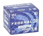 Federal Value Pack 22 Long Rifle Ammo 36 Grain Copper Plated Hollow Point - 725