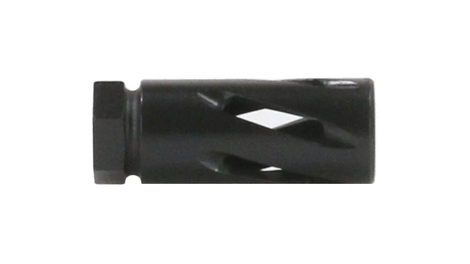 BCA Long Spiral Flash Hider Parkerized |5/8 x 24 | .300 Blackout / 7.62x39 / 6.5 Grendel / 6mm Arc / .350 Legend / .308 / 6.5 Creedmoor / .243 / .22-250