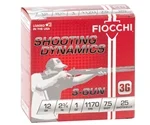 Fiocchi 3 Gun Match 12 Gauge Ammo 2 3/4" 1 oz #7.5 Lead Shot 291 Pellets - 12DL3G75