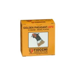 Fiocchi Golden Pheasant 12 Ga 2-3/4 1-3/8 Oz No.6 Shot Nickel-Plated