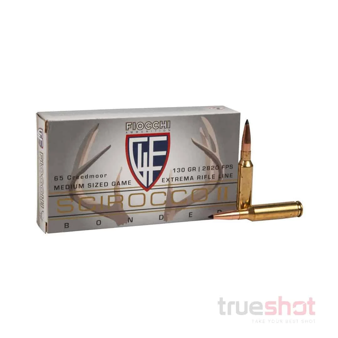 Fiocchi - Hyperformance - 6.5 Creedmoor - 130 Grain - Scirocco II Boat Tail Spitzer