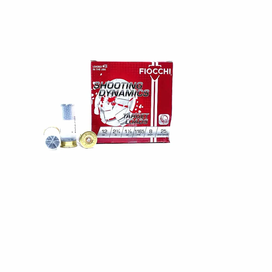 Fiocchi - Shooting Dynamics - 12 Gauge - #8 Shot -- 11/8 oz. - 1165 FPS