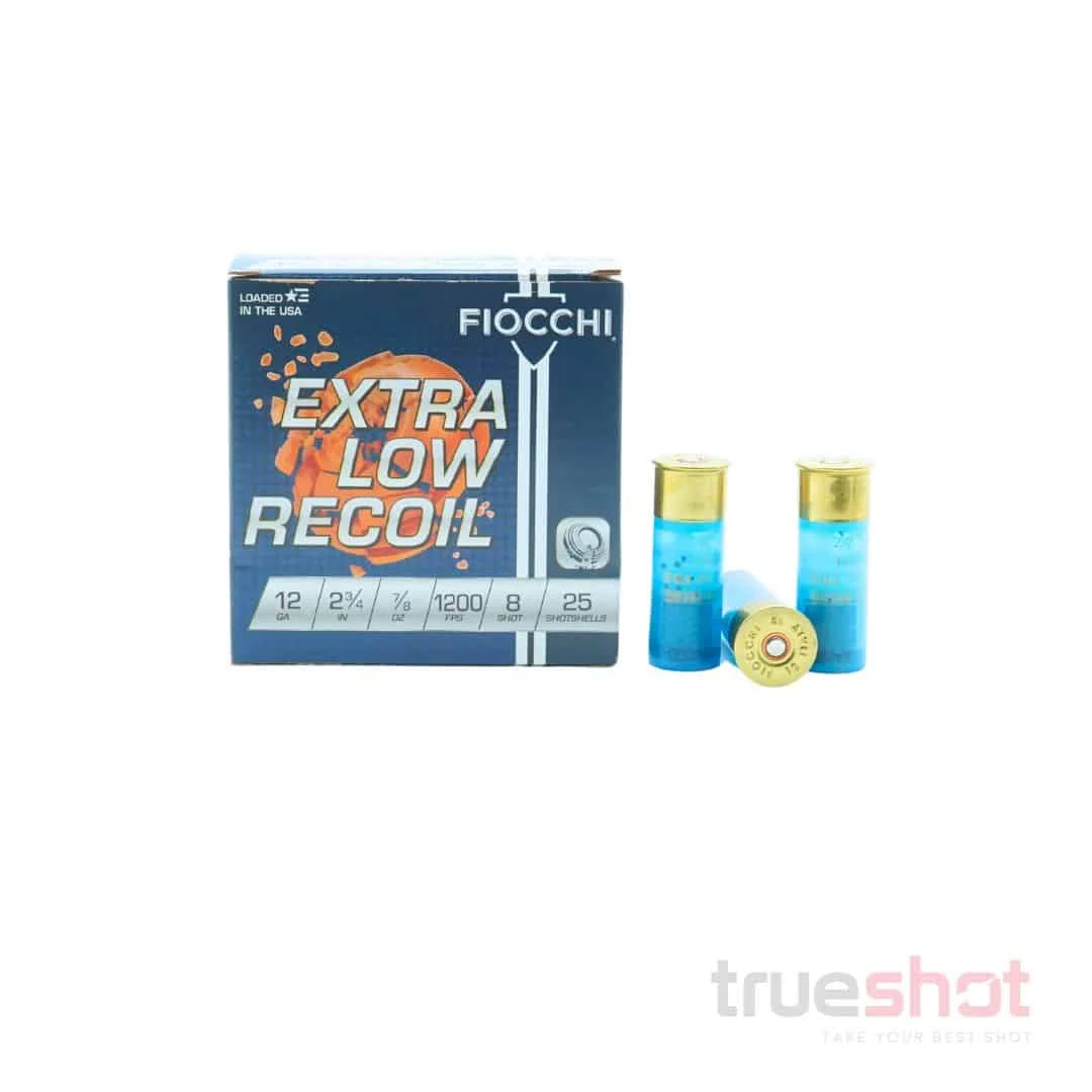 Fiocchi - Shooting Dynamics Low Recoil - 12 Gauge - #8 Shot - 2.75" - 7/8 oz. - 1150 FPS