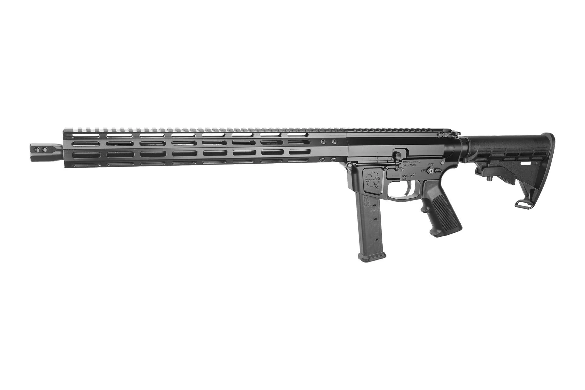 Foxtrot Mike Mike-9 Ambi 16" 9mm 30Rd Semi-Auto Rifle - Black - MIKE-9B-16RC-R