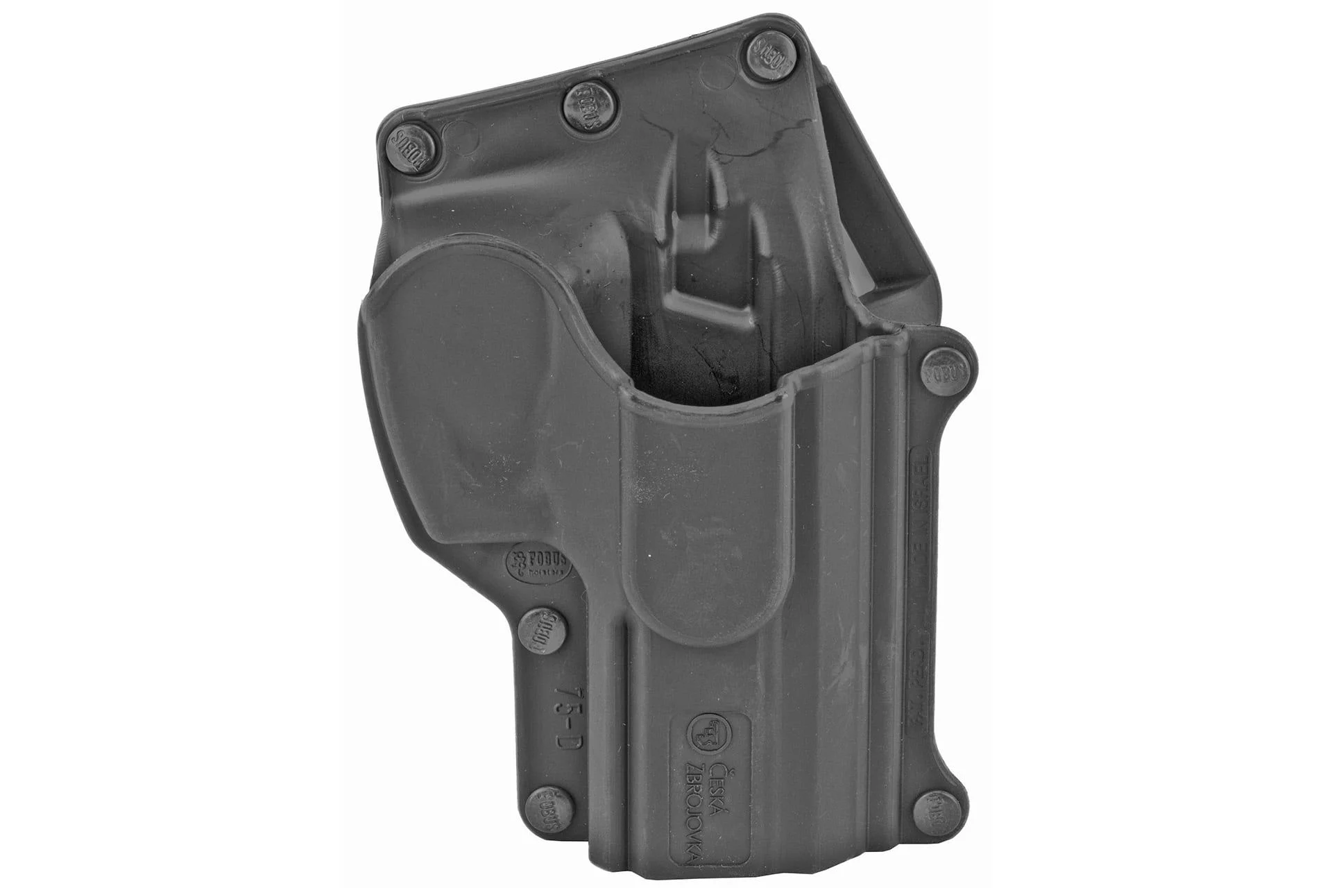Fobus Belt Holster Fits CZ75 Right Hand Kydex Black - 75DBH