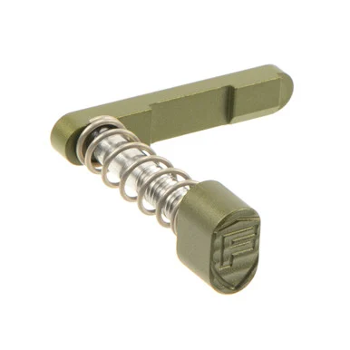 Fortis Manufacturing AR15-BMCR-ODG, Billet Magazine Catch & Button Combo, Olive Drab Green, CNC Aluminum/Steel