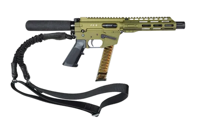 Freedom Ordnance FX9P8T-ODG, 9MM, 8.00" Barrel, 31 Rds, OD Green Synthetic