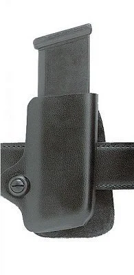 Safariland Double Magazine Pouch w/Plain Finish, Model 79836, For Ber 8045F; Casp 38 Super; Glock 17, 19, 22, 23, 26, 27, 34, 35; HK USP 9C/40C; Sig 229/SP 2340