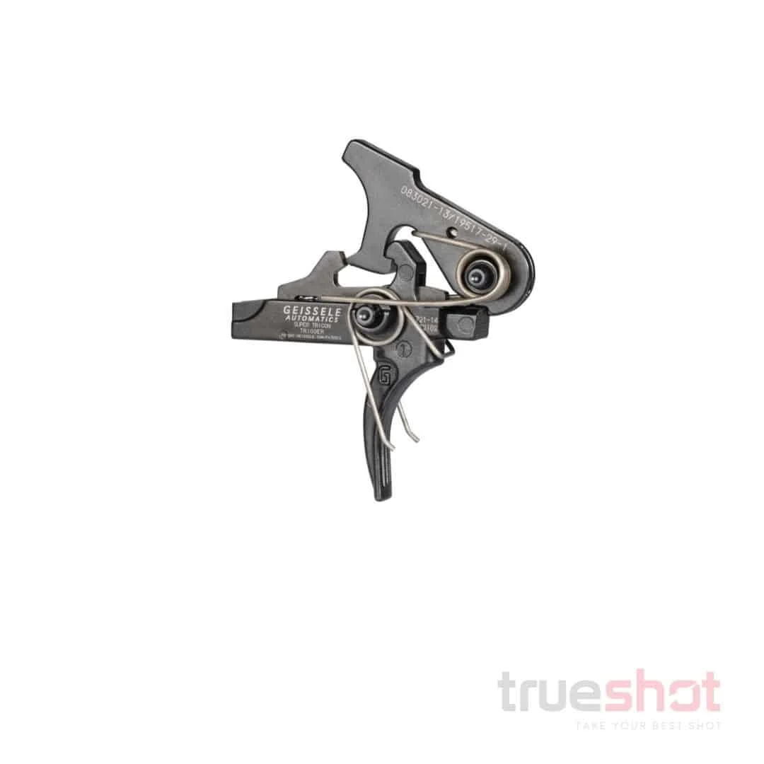 Geissele - Super Tricon - 4 lb - 2 Stage - Tricon Curved - Black - AR-15 Trigger