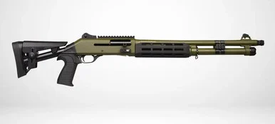 GForce GF4, 12GA, 18.50" Barrel, 5 Rds, Black/OD Green