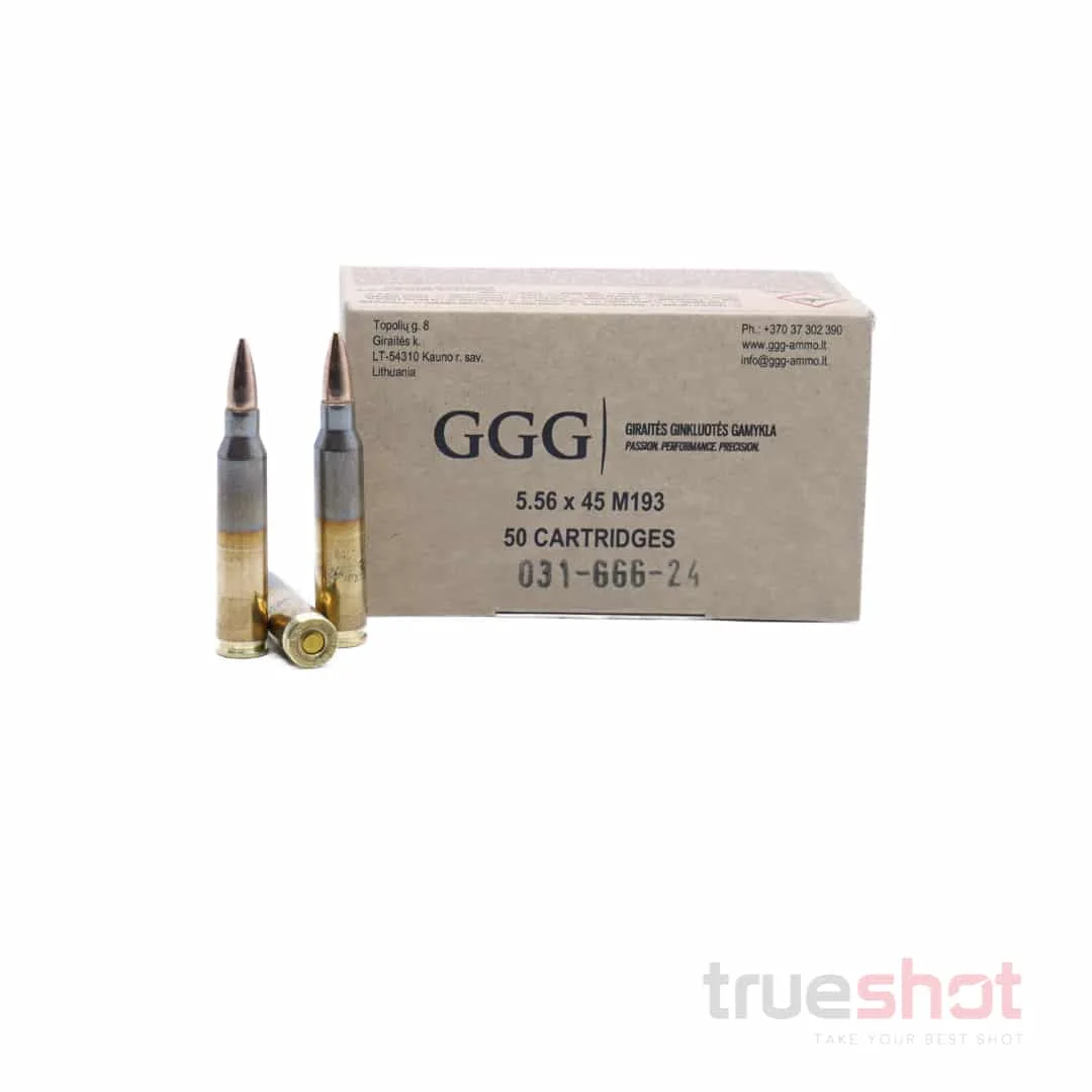 GGG- 5.56x45mm - 55 Grain - FMJ - M193