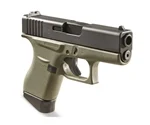 Glock 43 9mm Luger Semi-Auto 6 Rounds 3.39" Battlefield Green Frame