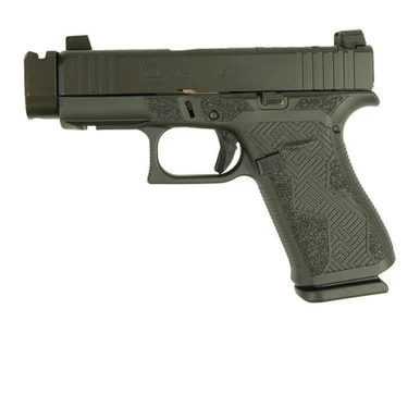 Glock 43X, 9MM, 3.41" Compensated Barrel, 10 Rds, Black Cerakote