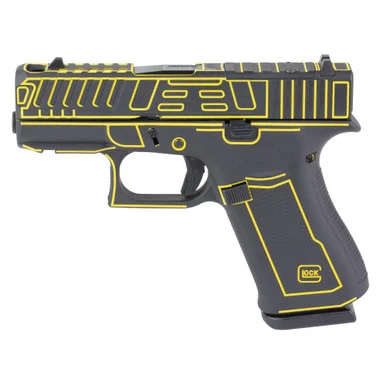 Glock 43X "Outlander", 9MM, 3.41" Comp'd Barrel, 10 Rds, Custom Finish