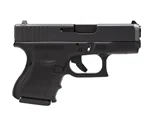 Glock G27 Gen 4 40 S&W 9 Rounds3.42" Black Interchangeable Backstrap Grip Black Slide