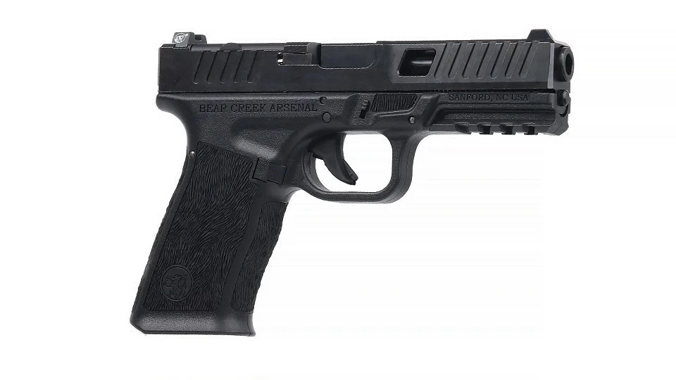 BC-101 | BCA Grizzly | Window Cut 9mm Handgun | 9mm Black Nitride Straight Fluted Barrel | 1:16 Twist | 17+1 Capacity