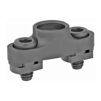 GrovTec Flanged Push Button Base, Full Rotation, M-LOK, Type III Anodized Black