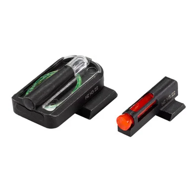 Hi-Viz FastDot H3, Tritium/Fiber Optic Night Sights, Red/Green, Sig P320/P365