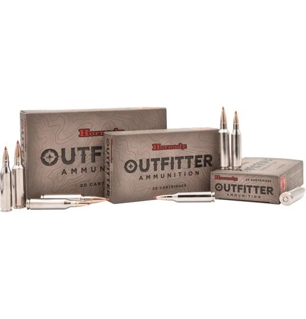 Hornady 806114 Outfitter 7mm Rem Mag 150 gr CX OTF Rifle Ammo - 20 Rounds - 806114