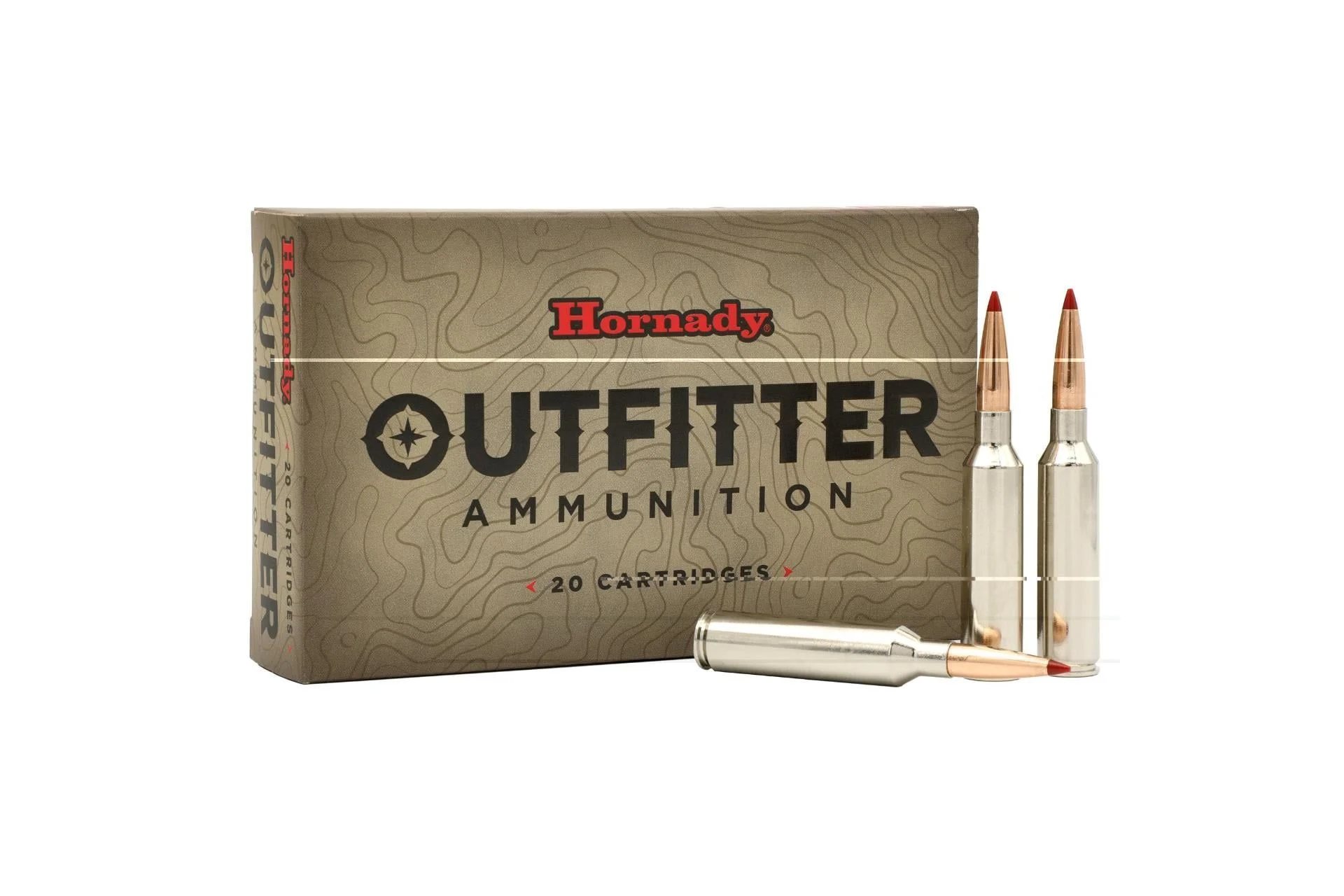 Hornady 80713 Outfitter 7MM PRC 160 Grain CX Brass Riffle Ammunition Rifle Ammo - 20 Rounds - 623680