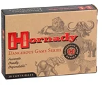 Hornady Dangerous Game 375 H&H Magnum Ammo 300 Grain DGS Round Nose 82322