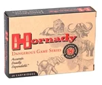 Hornady Dangerous Game 458 Lott Ammo 500 Grain DGS Flat Nose Solid - 8262