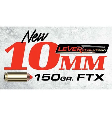 Hornady LEVERevolution 10mm Auto, 150gr FTX, 20 Rds