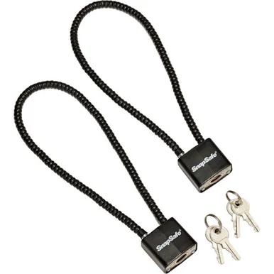 Hornady SnapSafe Lock Box Cable, 2 Pack, Steel, PVC